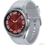 Смарт-годинник Samsung Galaxy Watch 6 Classic 43mm R955 LTE Silver (SM-R955FZSA) EU (Код товару:39775)